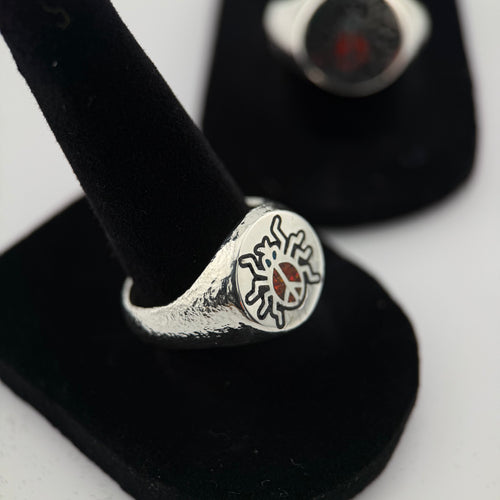 The Bindle Conspiracy x LotBoyJewelry Inlayed Signet Ring