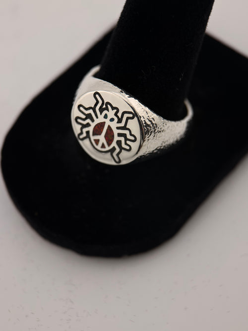 The Bindle Conspiracy x LotBoyJewelry Inlayed Signet Ring